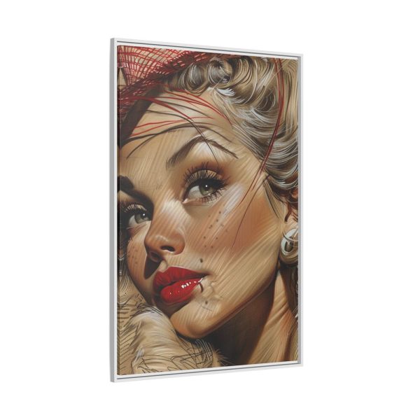 14589611784502941816_2048.jpeg Vintage Glamor Portrait Framed Canvas