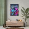 14602459542492644208_2048.jpeg Pyramids Illuminated by Neon Lights Poster