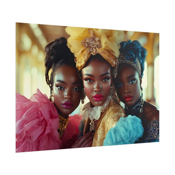 African American Models Poster