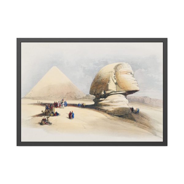 14793854567624494342_2048.jpeg Great Sphinx Pyramids of Gezeeh Framed Poster