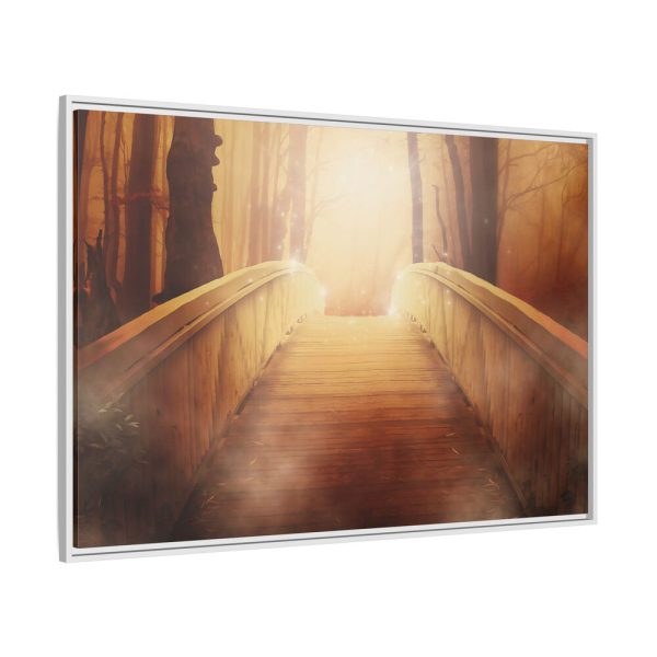 14841161566158346177_2048.jpeg Old Bridge on Forest Framed Canvas
