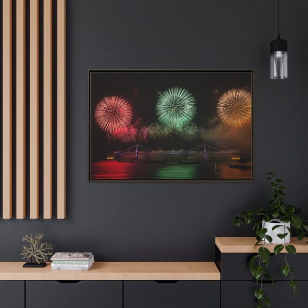 14843776586933148120_2048.jpeg Free Fireworks Framed Canvas