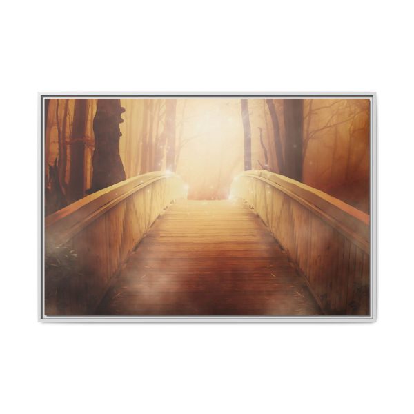1504030265288759970_2048.jpeg Old Bridge on Forest Framed Canvas