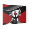 15044963348967019709_2048.jpeg The woman With Large Black Hat Standard Canvas