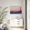 15059117350893365425_2048.jpeg Full Moon Over Golden Gate Bridge Framed Canvas