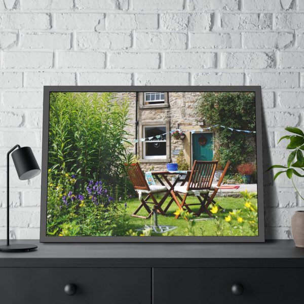 Cottage Rustic Garden Framed Poster