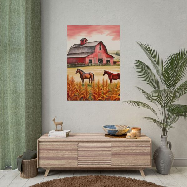 15198069831272804302_2048.jpeg Farm Barn With Horse Poster