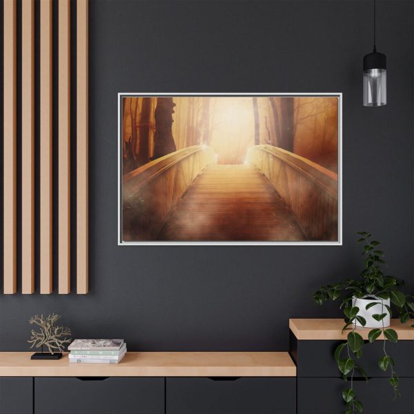 15210626927046683409_2048.jpeg Old Bridge on Forest Framed Canvas