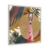 15213233680690853949_2048.jpeg Boho Tropical Africa Woman Framed Canvas