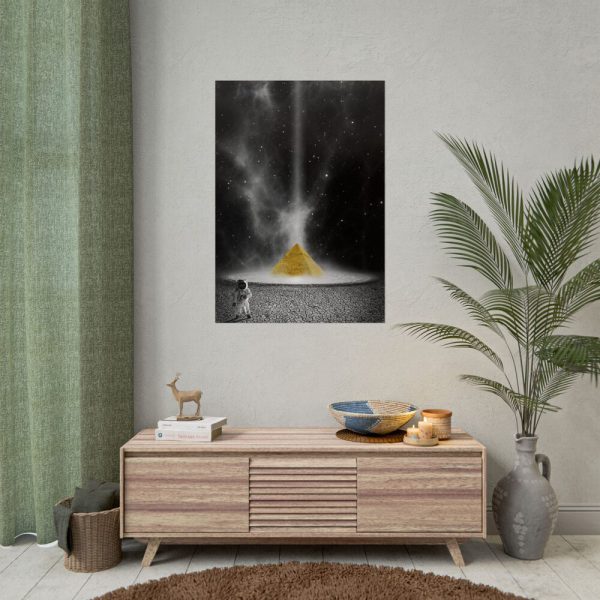 15346999199995718281_2048.jpeg Astronaut Space Pyramid Universe Poster