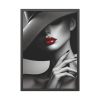 15384712391900595583_2048.jpeg High-Fashion Portrait of Woman Framed Poster