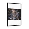 Fireworks for New Year Framed Poster