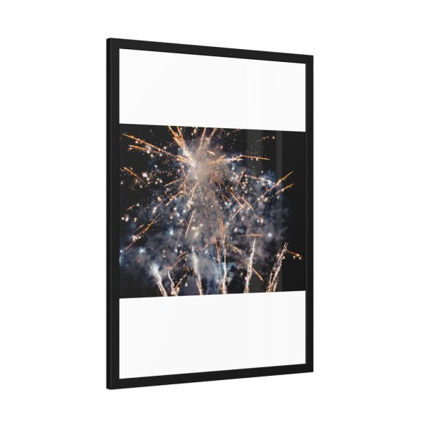 Fireworks for New Year Framed Poster