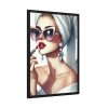 15397214590406096935_2048.jpeg Glamorous Woman Framed Poster