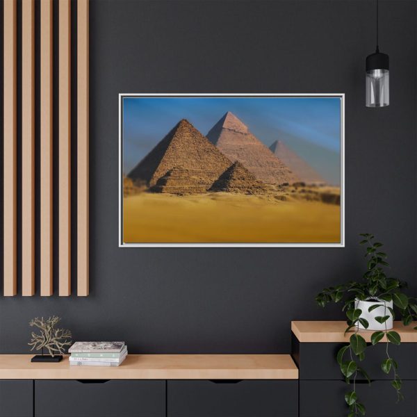 The Great Pyramid of Giza Framed Canvas