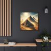 15558723641917778070_2048.jpeg Pyramids in Sunset Framed Canvas