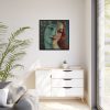 15579774058334023150_2048.jpeg Head of Girl With Long Blonde Hair Framed Canvas