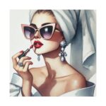 Glamorous Woman Standard Canvas - Image 2