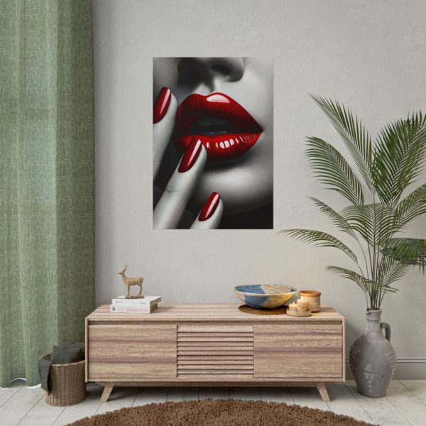 15585172990383953768_2048.jpeg High-Contrast Close-Up of Woman's Face Poster