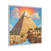 Egypt Pyramid Framed Canvas