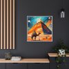 15711181886566669256_2048.jpeg Camel and Pyramid Framed Canvas