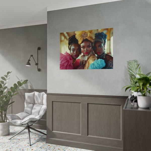 African American Models Poster