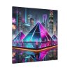 15816683334811494367_2048.jpeg Pyramids Illuminated by Neon Lights Standard Canvas
