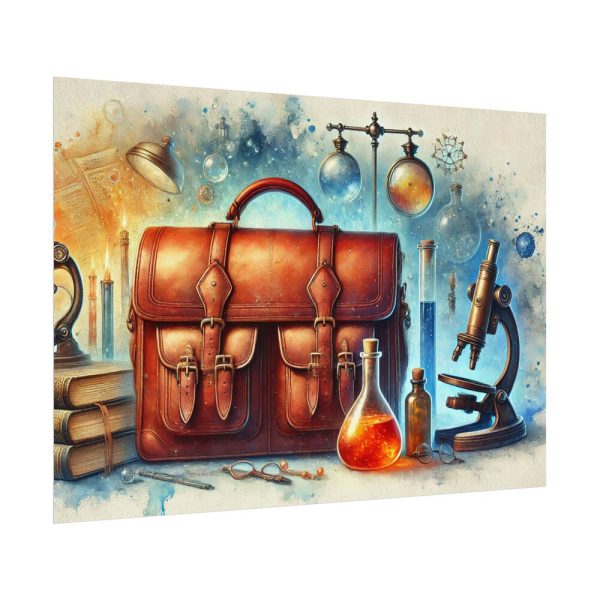 15904505157592687727_2048.jpeg Illustration of Large Leather Bag Poster