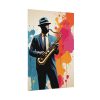 15939928927844367276_2048.jpeg Abstract Saxophone Jazz Player Art Poster