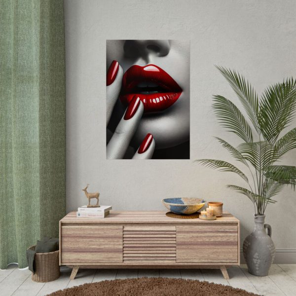15956833029356674780_2048.jpeg High-Contrast Close-Up of Woman's Face Poster