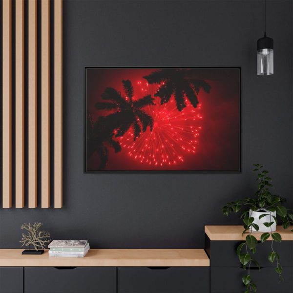 15958142918004142396_2048.jpeg Firework Show Tropical New Year Framed Canvas