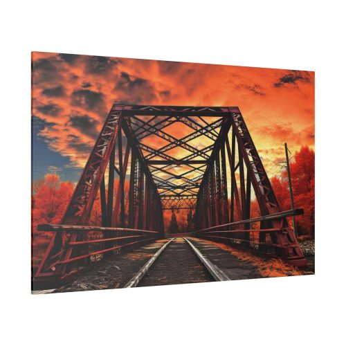 15958842560796097587_2048.jpeg Autumn Bridge Art I Standard Canvas