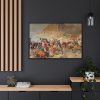 Battle Pyramids Framed Canvas