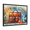 16106609251342016749_2048-1.jpeg Illustration of Large Leather Bag Framed Poster