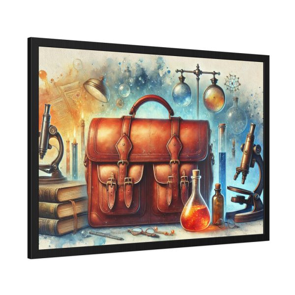 16106609251342016749_2048.jpeg Illustration of Large Leather Bag Framed Poster