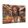 16121522440179478877_2048.jpeg Marketplace With Fruit Stalls II Standard Canvas
