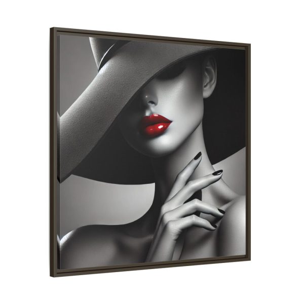 16158418023417498690_2048.jpeg High-Fashion Portrait of Woman Framed Canvas