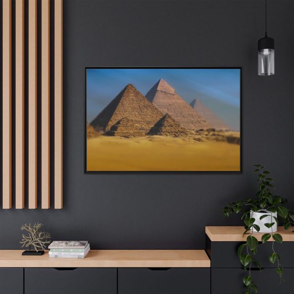 The Great Pyramid of Giza Framed Canvas