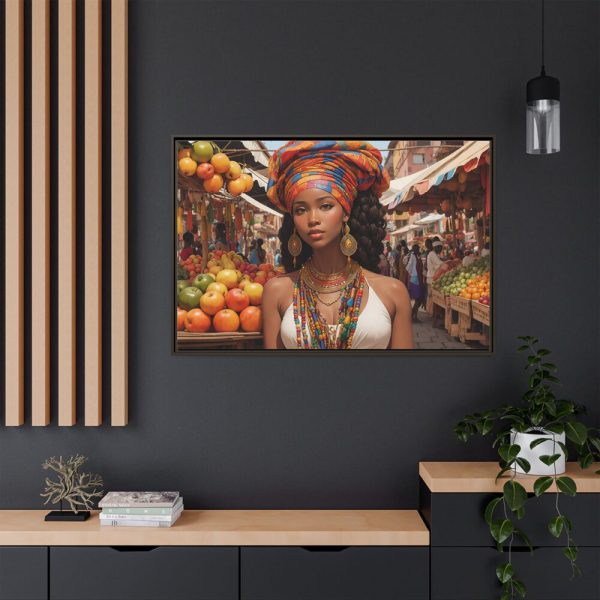 16420612347528485028_2048.jpeg Marketplace With Fruit Stalls II Framed Canvas