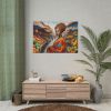 Marketplace With Fruit Stalls I Poster