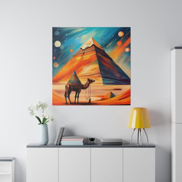16430900454664815330_2048.jpeg Camel and Pyramid Standard Canvas