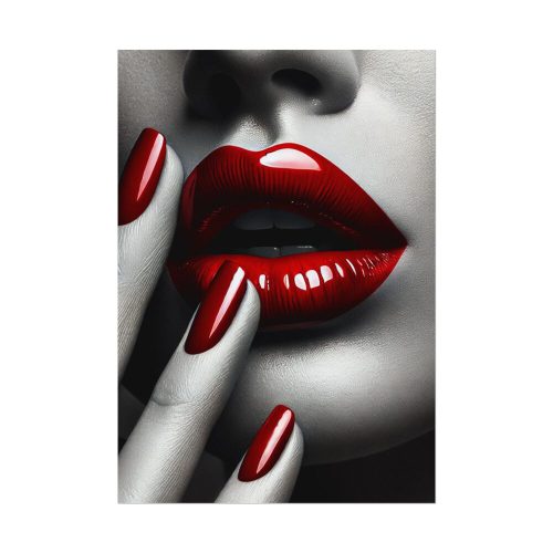 16435291604202930256_2048.jpeg High-Contrast Close-Up of Woman's Face Poster