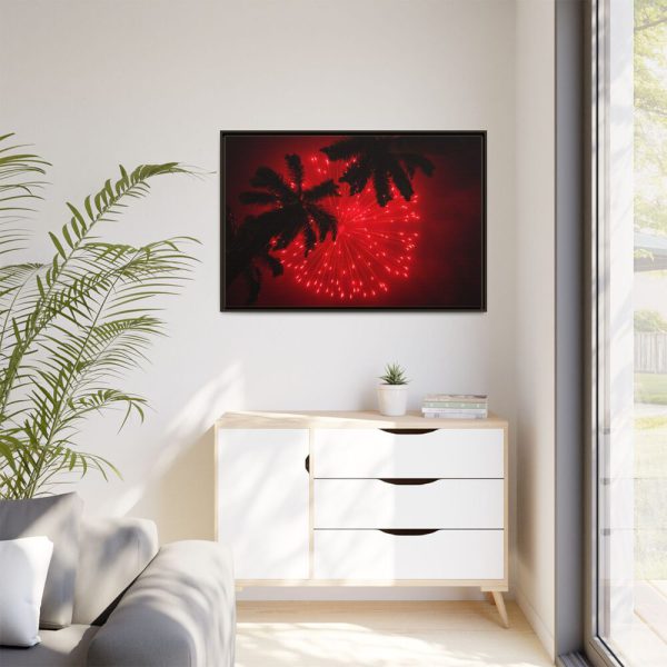 16567805654402278103_2048.jpeg Firework Show Tropical New Year Framed Canvas