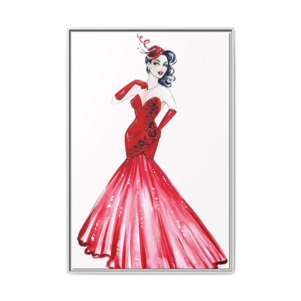 16571655647335999831_2048.jpeg Retro Glamour Framed Canvas