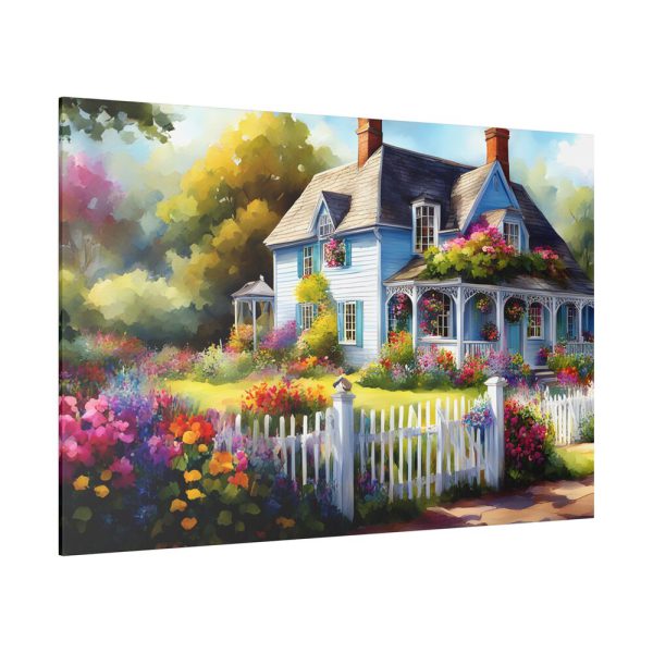 16766389627627705596_2048.jpeg Cottage With Flower Garden Standard Canvas