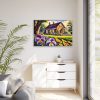 Pansy Cottage Framed Canvas