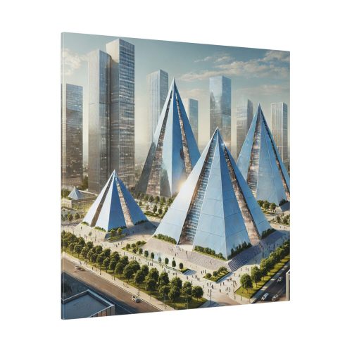 16813729403138673638_2048.jpeg Modern Pyramids in Contemporary Setting Standard Canvas