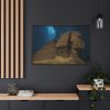 16864079083336410772_2048.jpeg Pyramids of Giza Framed Canvas