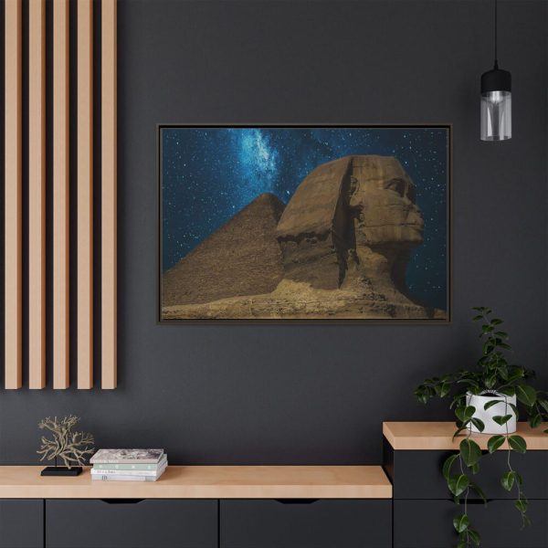 16864079083336410772_2048.jpeg Pyramids of Giza Framed Canvas