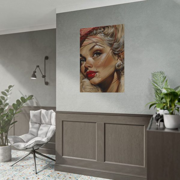 Vintage Glamor Portrait Poster